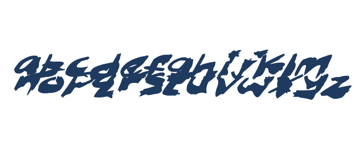 Nightmare Ink Italic Lowercase