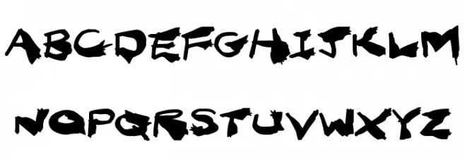 Nightmare Ink Fonte MAIÚSCULAS