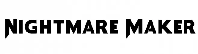 Nightmare Maker  Frei Schriftart Herunterladen