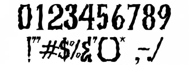 Nightmare Pumpkins Font OTHER CHARS