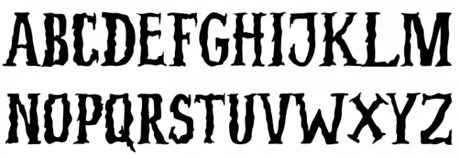 Nightmare Pumpkins Fonte MAIÚSCULAS