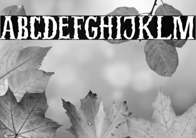 Nightmare Pumpkins Font examples