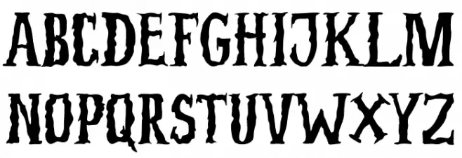 Nightmare Pumpkins Fuentes MINÚSCULAS