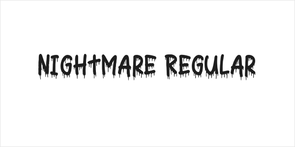 Nightmare Regular Logo