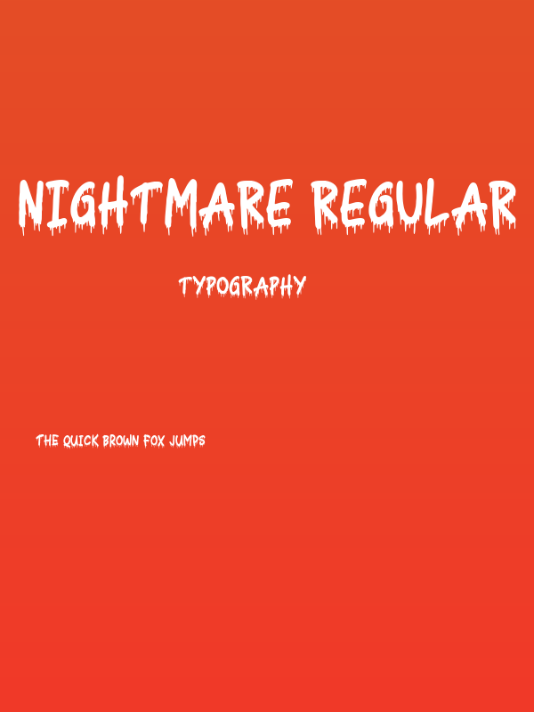 Nightmare Regular Poster