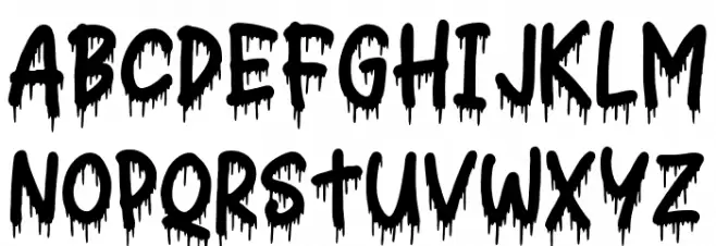 Nightmare Regular Fuentes MINÚSCULAS