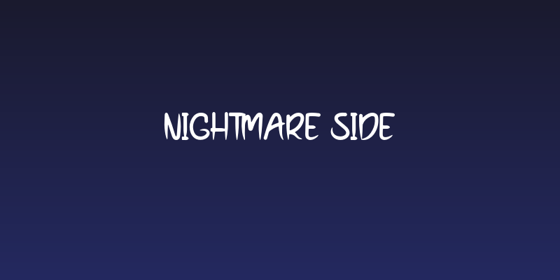 Nightmare Side Social Header