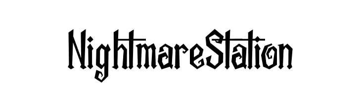 Nightmare Station  नि: शुल्क फ़ॉन्ट्स डाउनलोड