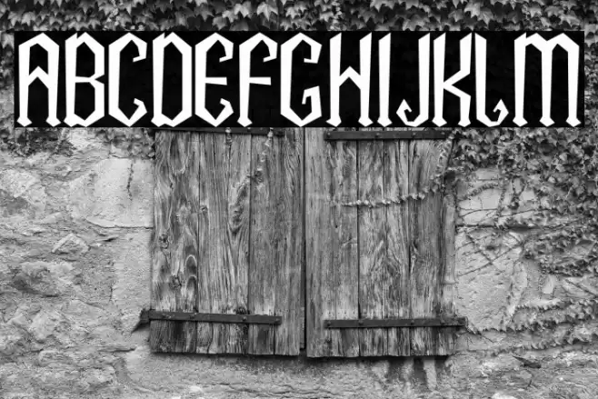 Nightmare Station Font examples