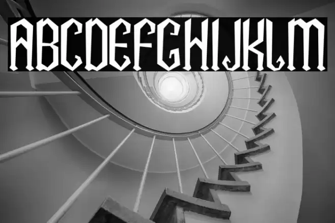 Nightmare Station Font examples