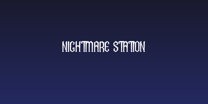 Nightmare Station Social Header