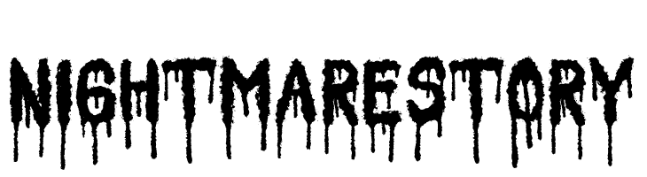 Nightmare Story  Frei Schriftart Herunterladen