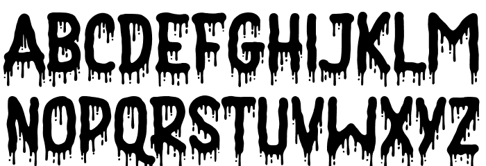 Nightmare Fonte MINÚSCULAS