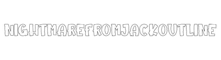 NightmareFromJackOutline  免费字体下载