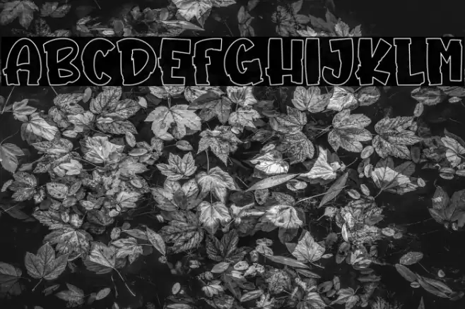 NightmareFromJackOutline Font examples