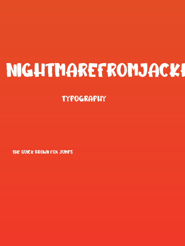 NightmareFromJackRegular Poster