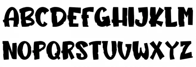NightmareFromJackRegular Caratteri MINUSCOLO