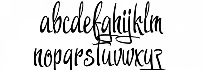 NightoftheDragons フォント 小文字