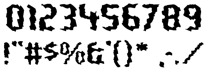 Nightporter-Regular Font OTHER CHARS