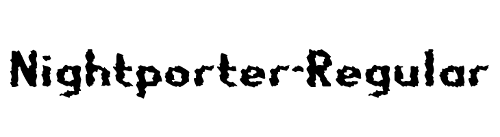 Nightporter-Regular  لخطوط تنزيل