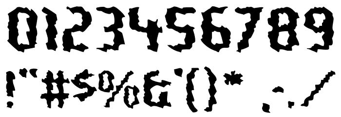 Nightporter-Regular Font OTHER CHARS