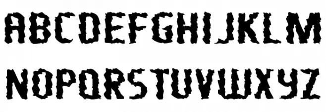 Nightporter-Regular Font UPPERCASE