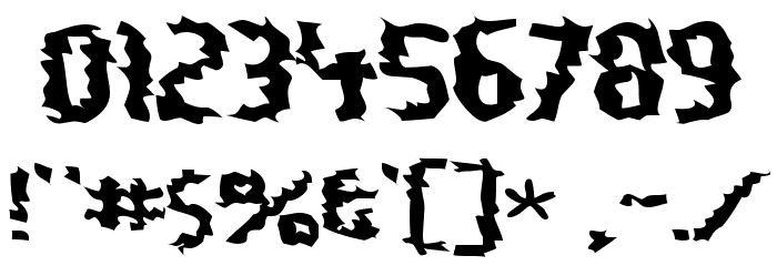 Nightporter Font OTHER CHARS