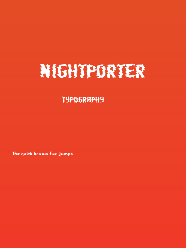Nightporter Poster