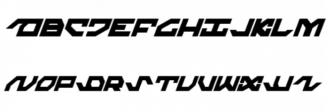 Nightrunner Condensed Italic Font Litere mari