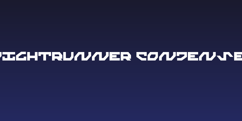 Nightrunner Condensed Social Header