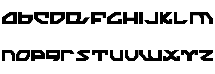 Nightrunner Condensed 字体 小写