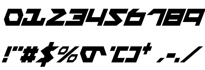 Nightrunner Extra-Condensed Italic Fonte OUTROS PERSONAGENS