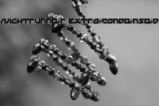 Nightrunner Extra-Condensed Example 1