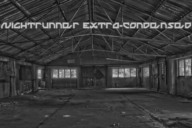Nightrunner Extra-Condensed Example 2