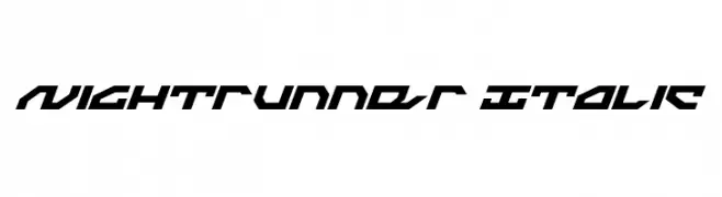 Nightrunner Italic  تنزيل الخطوط