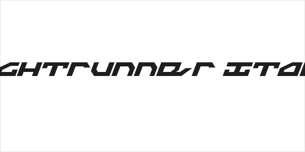 Nightrunner Italic Logo