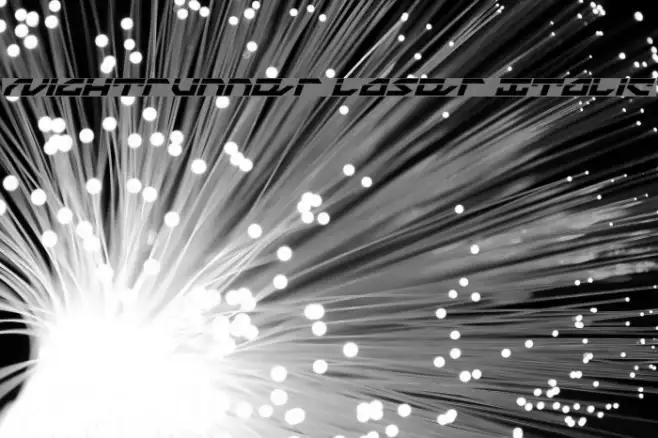 Nightrunner Laser Italic Example 3
