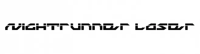 Nightrunner Laser  تنزيل الخطوط