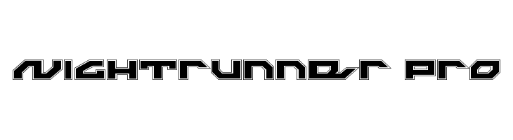 Nightrunner Pro  नि: शुल्क फ़ॉन्ट्स डाउनलोड