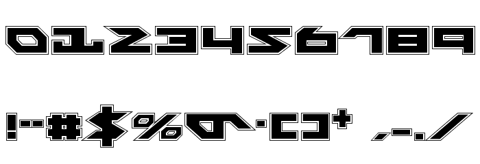 Nightrunner Pro Font OTHER CHARS