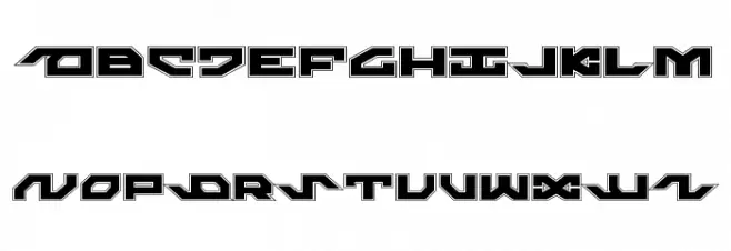 Nightrunner Pro Шрифта ВЕРХНИЙ