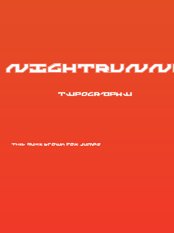 Nightrunner Pro Poster
