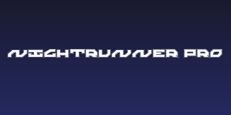 Nightrunner Pro Social Header