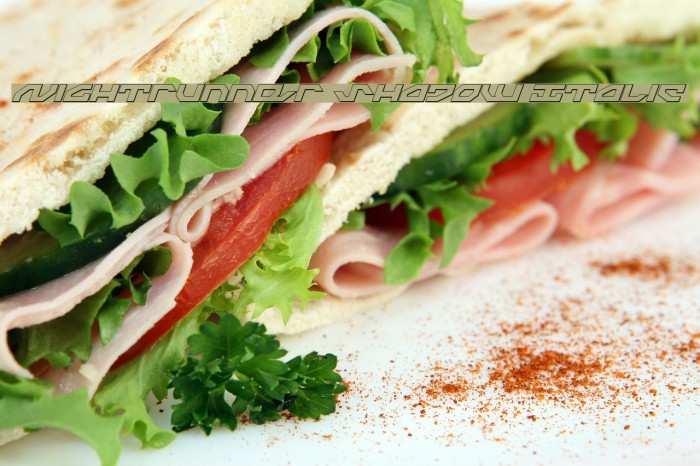 Nightrunner Shadow Italic Example 2