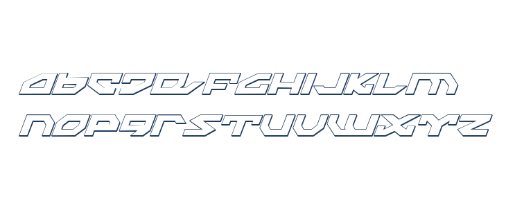 Nightrunner Shadow Italic Lowercase