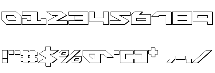 Nightrunner Shadow Font OTHER CHARS
