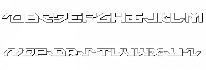 Nightrunner Shadow Шрифта ВЕРХНИЙ