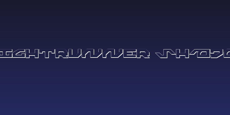 Nightrunner Shadow Social Header