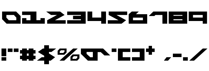 Nightrunner Font OTHER CHARS