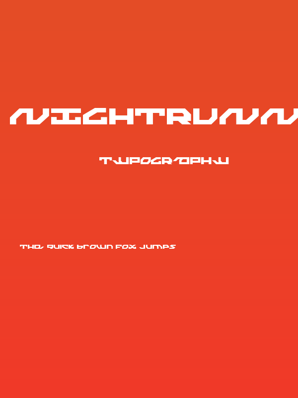 Nightrunner Poster